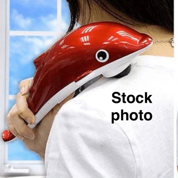 Deep Tissue Percussion Full Body Massager Dolphin Shape Tested Minor Scratches - Picture 8 of 13
